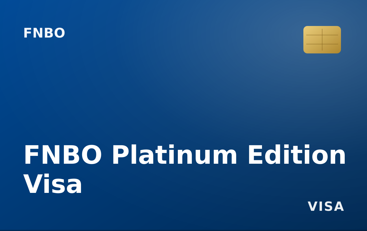 FNBO Platinum Edition Visa